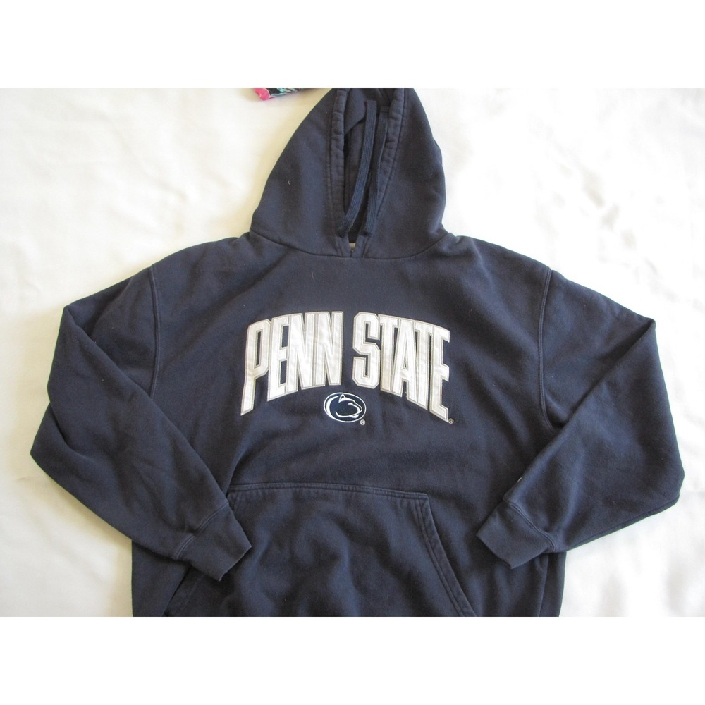 Penn State Nittany Lions Hoodie Sweatshirt Mens XL Navy NCAA Football Champion